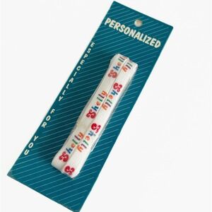 Vintage Name Tennis Shoe Laces SHELLY 70s 80s Font NOS‎ Original Packaging